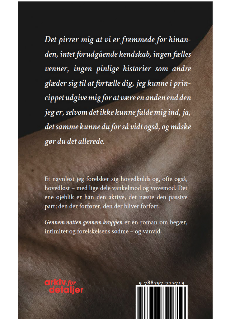 Gennem natten gennem kroppen [UDK. 29/9 FORUDBESTIL NU]